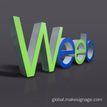 China Aluminium Frontlit LED Channel Letter Manufactory